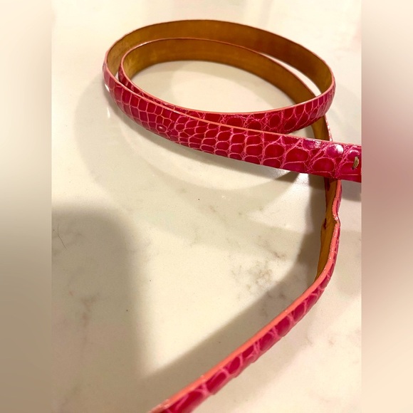 B. D. Jeffries - Genuine Alligator Pink Belt - Picture 2 of 8
